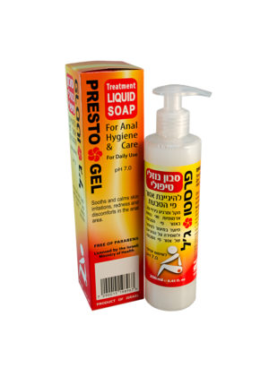 Presto Gel Hemorrhoid Treatment Liquid Soap